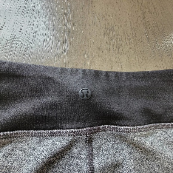 Lululemon Motivate Pant Heathered Speckled Black/Grey Size 6 - Picture 5 of 9